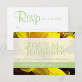 RSVP fleur sauvage (Devant / Derrière)