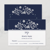 RSVP Fleurs Blanches (Devant / Derrière)