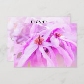 RSVP Fleurs Jolies Rose (Devant / Derrière)