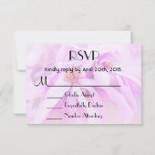 RSVP Fleurs Jolies Rose (Dos)