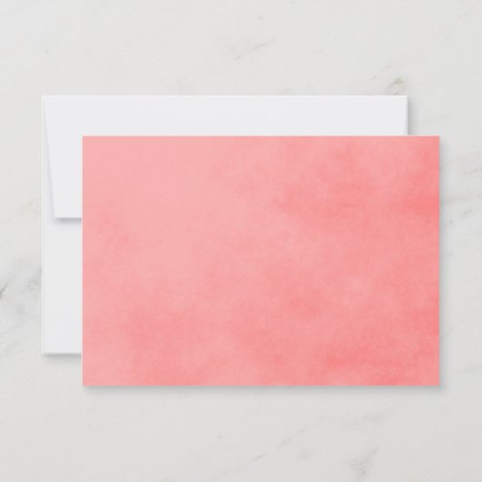 RSVP Fleurs rose et verte (Dos)