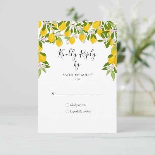 RSVP Floraison de Citron (Debout devant)