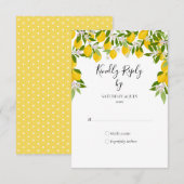 RSVP Floraison de Citron (Devant / Derrière)