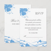 RSVP Floral-02 - Invitation Mariage (Devant / Derrière)