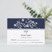 RSVP floral blanc (Debout devant)