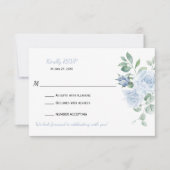 RSVP Floral Bleu Poussiéreux | (Devant)