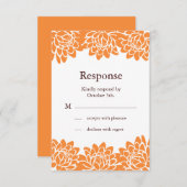 RSVP floral et moderne (Devant / Derrière)