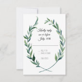 RSVP Forest Green Laurel Wreath Olive Leaf Branche (Devant)
