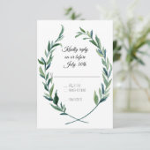 RSVP Forest Green Laurel Wreath Olive Leaf Branche (Debout devant)