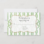 RSVP Garden Trellis Motif Vert Moderne Simple (Devant)
