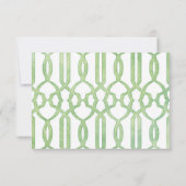 RSVP Garden Trellis Motif Vert Moderne Simple (Dos)