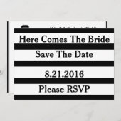 RSVP gasten en maaltijd opties Kaart (Voorkant / Achterkant)