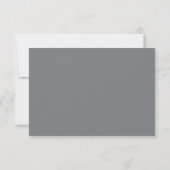 RSVP Géométrique Noir Élégant (Dos)