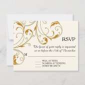 RSVP Glam Old Hollywood Regency Black Stropdas Eve Kaartje (Achterkant)