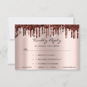 RSVP Gold Drids Burgundy Bridal Roos