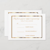 RSVP Gold et White (Devant / Derrière)