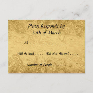 RSVP Gold-Kaart