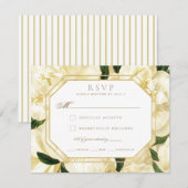 RSVP * Golden Blooms * (Voorkant / Achterkant)