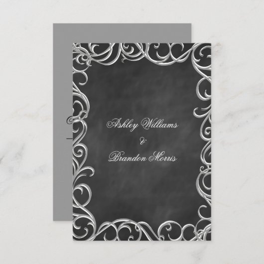 RSVP gothique vintage (Devant / Derrière)