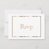 RSVP Goud en Wit Kaartje (Achterkant)