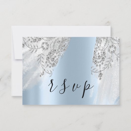 RSVP Grey Sweet 16e robe Fête des mariées Bleu (Dos)