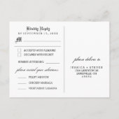 RSVP Halloween Bold Sinaasappel Zwart MENU Briefka (Achterkant)