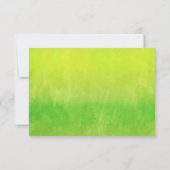 RSVP Halloween bruiloft - groen met volle maan Kaartje (Achterkant)