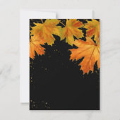 RSVP Herfst herfst terugval lekt legant huwelijk u (Achterkant)