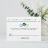 RSVP Hibiscus instapkaart (Staand voorkant)