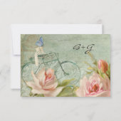 RSVP Hipster Bicycle Rose Rustic Wood Cottage (Dos)