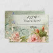 RSVP Hipster Bicycle Rozen Rustige houten kool (Voorkant / Achterkant)