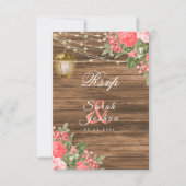 RSVP - Hout, lantaarns en koraalventilator (Voorkant)