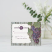 RSVP Huwelijk van de Wijngaard van de Rode Wijn (Staand voorkant)