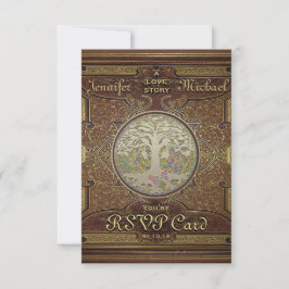 RSVP - Huwelijksliefdesverhaal Romantisch Kaartje
