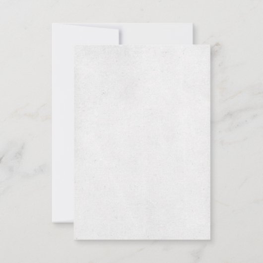 RSVP in vase met een enkele roodroos bruiloft (Achterkant)