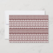 RSVP indien henné bourguignon élégant (Dos)