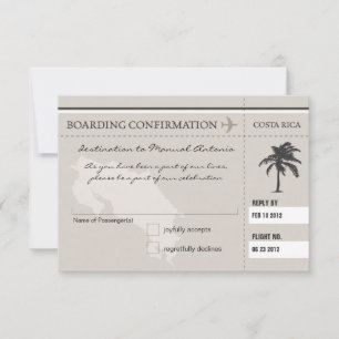 RSVP Instapass NAAR COSTA RICA Kaartje