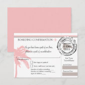 RSVP Instapass Naar Dominicaanse Republiek | Roze (Voorkant / Achterkant)