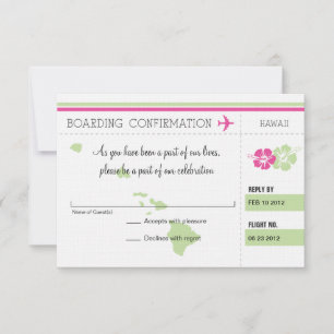 RSVP Instapass NAAR Hawaï Kaartje