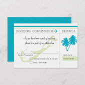 RSVP Instapkaart NAAR BERMUDA (Voorkant / Achterkant)