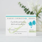 RSVP-instapkaart naar BERMUDA RSVP Kaartje (Staand voorkant)