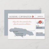 RSVP Instapkaart NAAR JAMAICA (Voorkant / Achterkant)