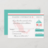 RSVP Instapkaart NAAR Mexico (Voorkant / Achterkant)