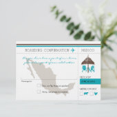 RSVP Instapkaart NAAR Mexico (Staand voorkant)