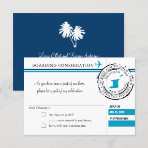 RSVP-instapkaart naar Trinidad en Tobago Kaart