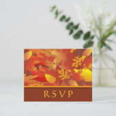 RSVP - Invitations de mariage d'automne (Debout devant)