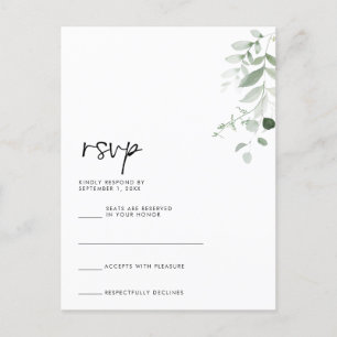 RSVP-kaart Briefkaart