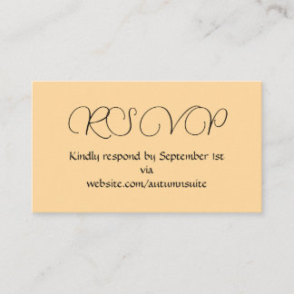 RSVP-kaart Informatiekaartje