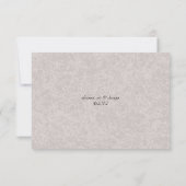 RSVP-kaart met Faux-reliëfmotor RSVP Kaartje (Achterkant)