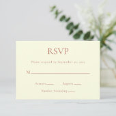 RSVP-kaart RSVP Kaartje (Staand voorkant)